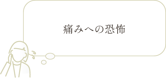 痛みへの恐怖
