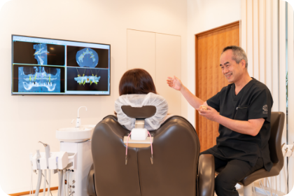 ステント、CT、シンプラント解析、診査・診断、治療説明
